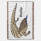 Cartoon van de hagedis deken (Voorkant Verticaal)