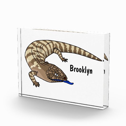 Cartoon van de hagedis fotoblokken (Rechts)