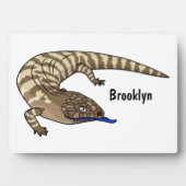 Cartoon van de hagedis fotoplaat (voorkant)