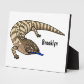 Cartoon van de hagedis fotoplaat (Zijkant)