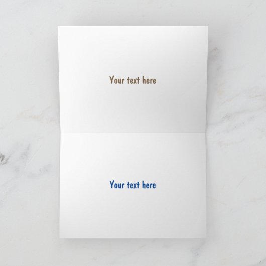 Cartoon van de hagedis kaart (Binnen)