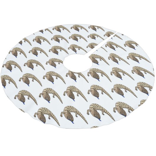 Cartoon van de hagedis kerstboom rok (Gekanteld)