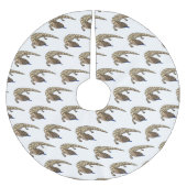 Cartoon van de hagedis kerstboom rok (Voorkant)