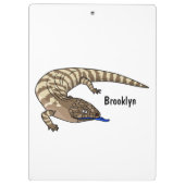 Cartoon van de hagedis klembord (Achterkant)