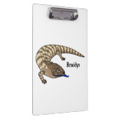 Cartoon van de hagedis klembord (Rechts)