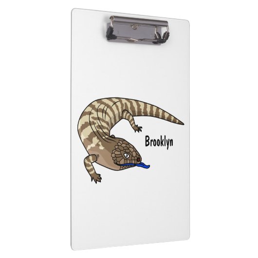 Cartoon van de hagedis klembord (Rechts)