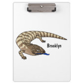 Cartoon van de hagedis klembord (Voorkant)