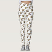 Cartoon van de hagedis leggings (Voorkant)