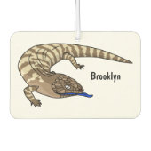 Cartoon van de hagedis luchtverfrisser (Voorkant)