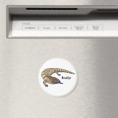 Cartoon van de hagedis magneet (Insitu (Vaatwasser))