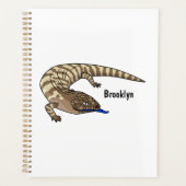 Cartoon van de hagedis planner (Voorkant)