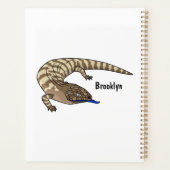 Cartoon van de hagedis planner (Achterkant)