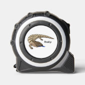 Cartoon van de hagedis rolmaat (Voorkant)