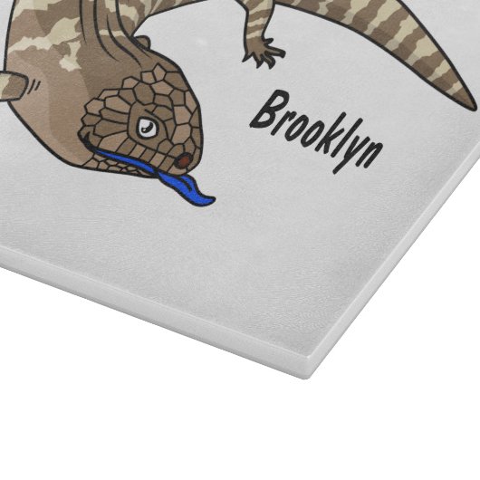 Cartoon van de hagedis snijplank (Hoek)