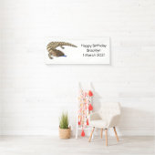 Cartoon van de hagedis spandoek (Insitu)