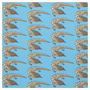 Cartoon van de hagedis stof