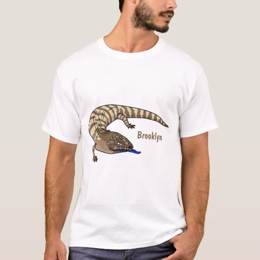 Cartoon van de hagedis t-shirt (Voorkant)
