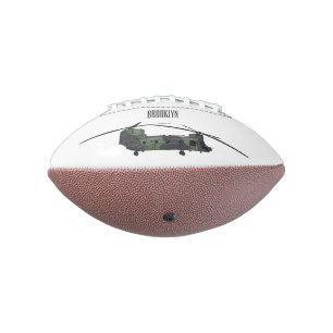 Cartoon van de helikopter van het Chinese leger American Football
