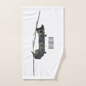 Cartoon van de helikopter van het Chinese leger Bad Handdoek (Handdoek)