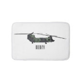 Cartoon van de helikopter van het Chinese leger Badmat (Voorkant)