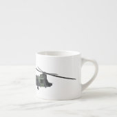 Cartoon van de helikopter van het Chinese leger Espresso Kop (Rechts)