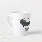 Cartoon van de helikopter van het Chinese leger Latte Mok (Linkerhoek)