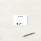 Cartoon van de helikopter van het Chinese leger Post-it® Notes (Op bureau)