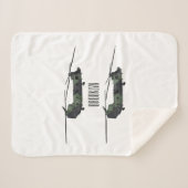 Cartoon van de helikopter van het Chinese leger Sherpa Deken (Voorkant (horizontaal))