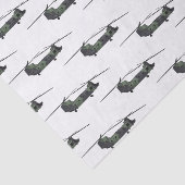 Cartoon van de helikopter van het Chinese leger Tissuepapier (Detail)