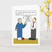 Cartoon van de Humor voor gezondheid en veiligheid Kaart (Gele Bloem)