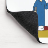 Cartoon van de Humor voor gezondheid en veiligheid Muismat (Hoek)