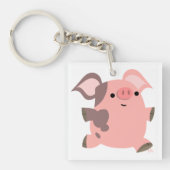 Cartoon van de luis Acryl Sleutelhanger (Voorkant)