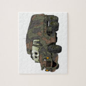 Cartoon van de Military Troop Carrier Legpuzzel (Verticaal)