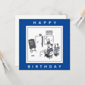 Cartoon van de opleidingsacademie voor leraren kaart (Voorkant / Achterkant in situ)