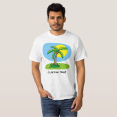Cartoon van de palmboom T-shirt (Voorkant volledig)