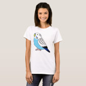 Cartoon van de papegaaien t-shirt (Voorkant volledig)