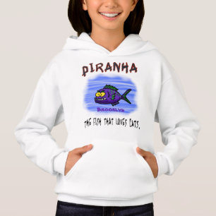 Cartoon van de Piranha-vis