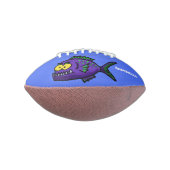 Cartoon van de Piranha-vis American Football (Gedraaid 90)