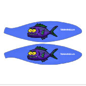 Cartoon van de Piranha-vis Basketbal (Panelen)