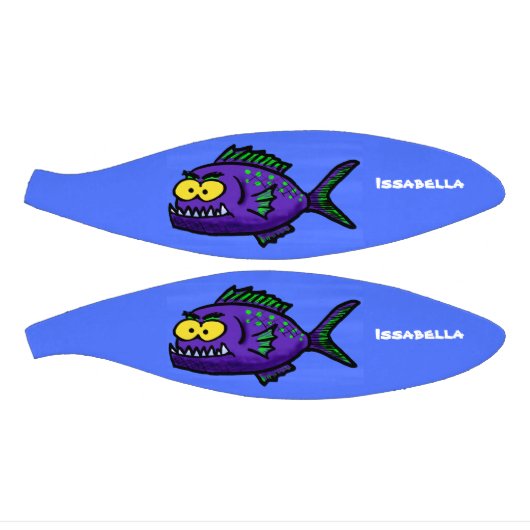 Cartoon van de Piranha-vis Basketbal (Panelen)