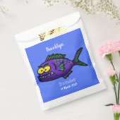 Cartoon van de Piranha-vis Bedankzakje (Gezegeld)