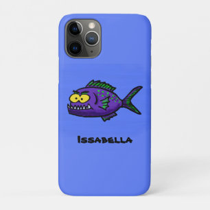 Cartoon van de Piranha-vis Case-Mate iPhone Case