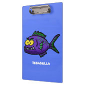 Cartoon van de Piranha-vis Klembord (Links)