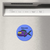 Cartoon van de Piranha-vis Magneet (Insitu (Vaatwasser))