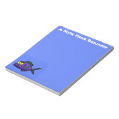 Cartoon van de Piranha-vis Notitieblok (Linkerzijde)