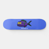 Cartoon van de Piranha-vis Persoonlijk Skateboard (Horizontaal)