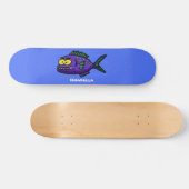 Cartoon van de Piranha-vis Persoonlijk Skateboard (Horizontaal)