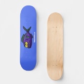 Cartoon van de Piranha-vis Persoonlijk Skateboard (Voorkant)