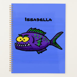 Cartoon van de Piranha-vis Planner