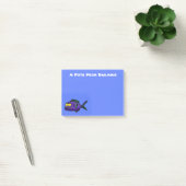 Cartoon van de Piranha-vis Post-it® Notes (Kantoor)
